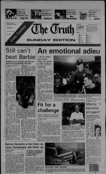 The Elkhart Truth, November 24, 1996, page 1