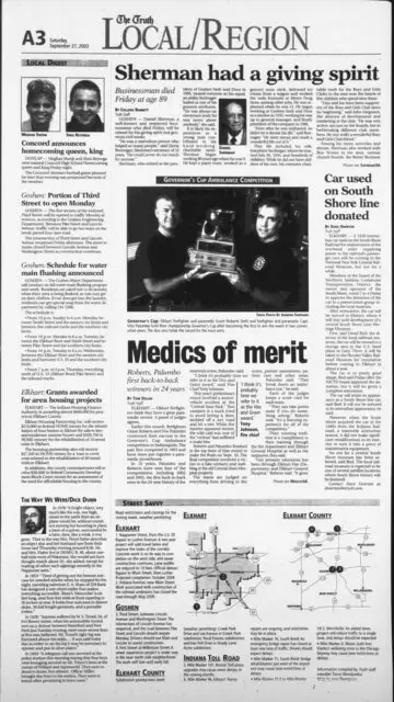 The Elkhart Truth, September 27, 2003, page 3