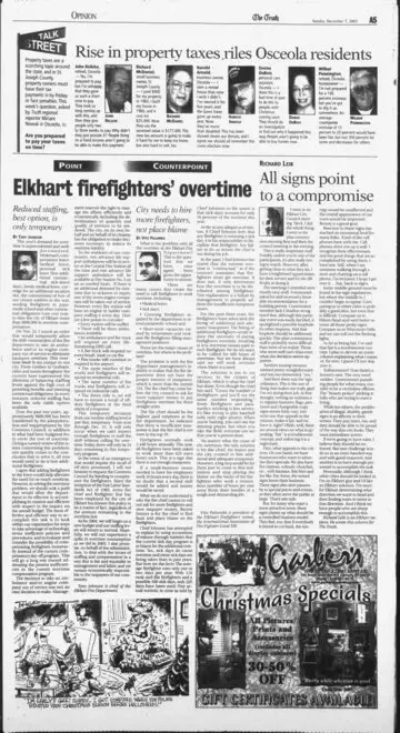 The Elkhart Truth, December 7, 2003, page 5