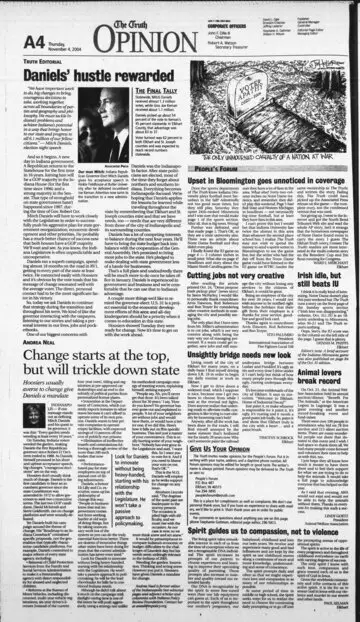 The Elkhart Truth, November 4, 2004, page 4