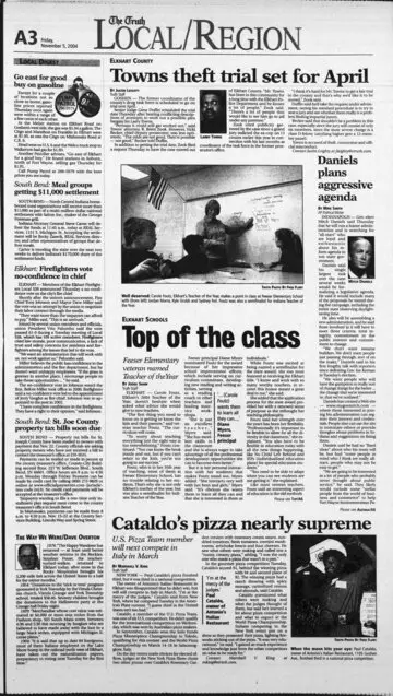 The Elkhart Truth, November 5, 2004, page 3