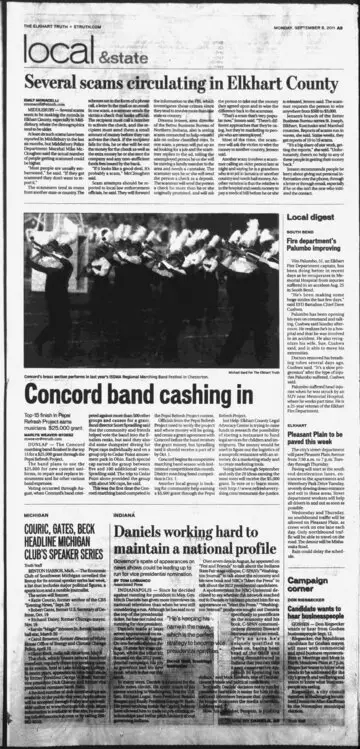 The Elkhart Truth, September 5, 2011, page 3